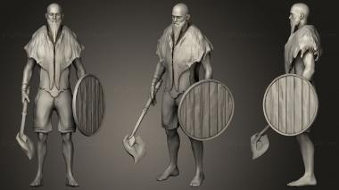 Military figurines VIKING2 3d model